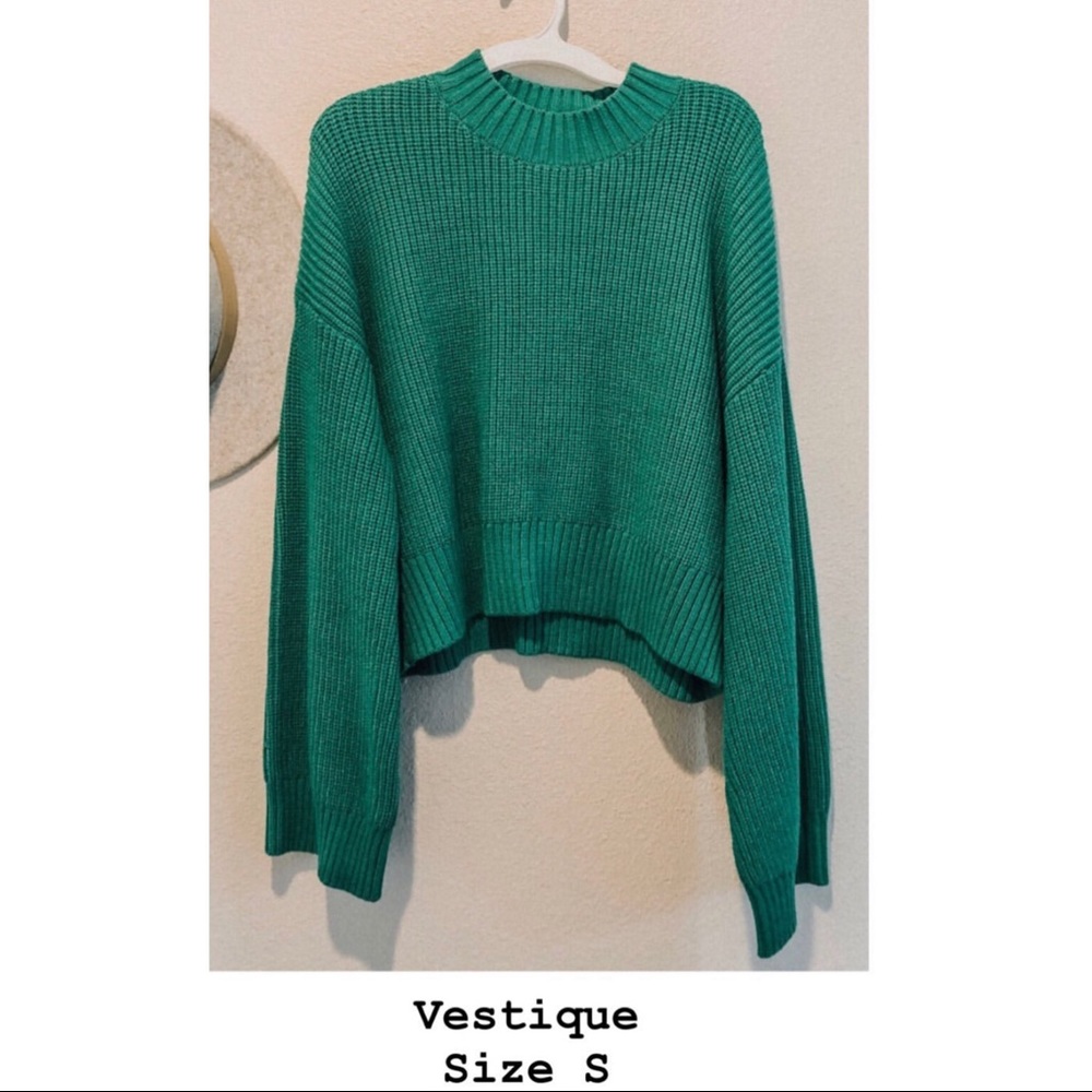 Green sweater